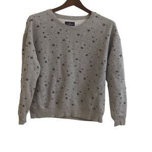 American Eagle Star Sweatshirt Gray Medium
